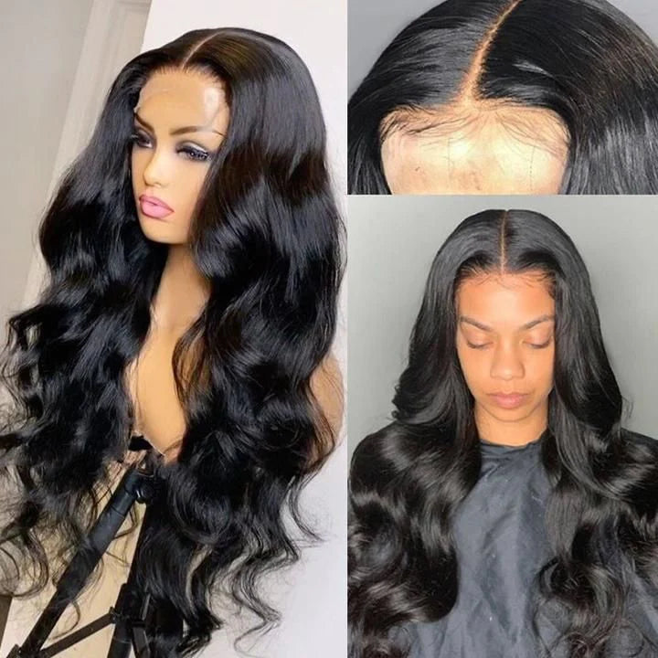 Sunber Affordable 13x4 Lace Frontal Wigs Body Wave Human Hair Wigs Lace Closure Pre-plucked Hairline Flash Sale