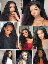 Sunber 9A Curly Wig 13*4 Lace Front Human Hair Wigs 150% Density Preplucked Hair Wigs With Baby Hair Best Curly Hair Wigs