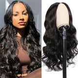 Sunber Body Wave New V Part Wigs No Leave Out Upgrade Human Hair Wigs Flash Sale