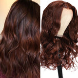 reddish brown Body Wave wigs 