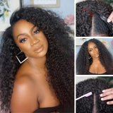 Clearance Sale Sunber V Part Wig Deep Wave No Leave Out Human Hair Wigs Beginner Friendly Flash Sale