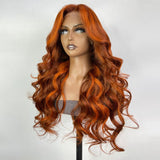 Sunber $139 Get 24 inches 13x4 Lace Front Wigs Sunset Gold Color With Copper Body Wave Wig Flash Sale