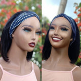 Sunber Short Straight Headband Bob Wigs Easy Wear & Go Glueless Virgin Human Hair Wigs