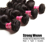 Brazilian Loose Wave 3 Bundles On Sale, 7A Grade Virgin Hair - Sunberhair
