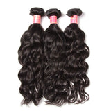 Malaysian Natural Wave Hair Virgin Hair 3 Bundles/pack, Soft&Thick 7A Virgin Human Hair - Sunberhair