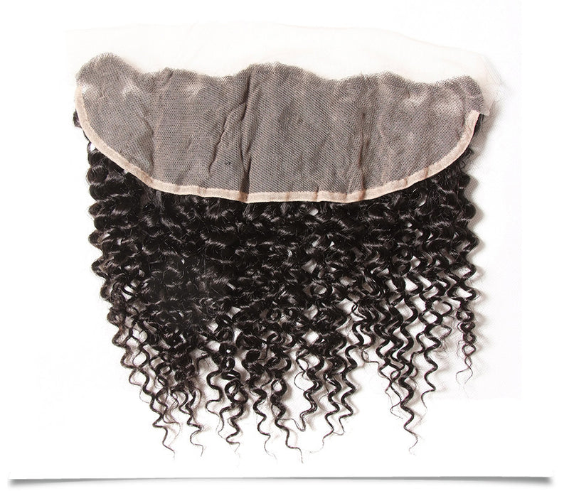 Malaysian Curly Hair 3 Bundles with 13*4 Lace Frontal, Cheap 100% Virgin Hair - Sunberhair