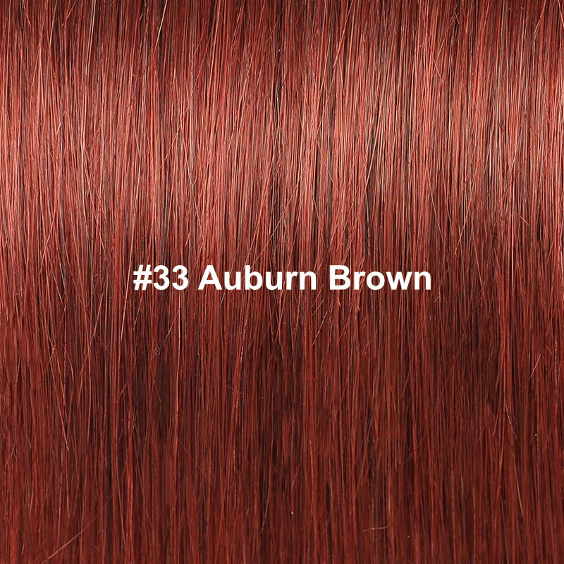 Flash Sale Sunber #33 Auburn Brown Straight/Body Wabe Hair Bundles 3 Pcs Human Hair Weave color show