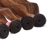 Sunber Straight Honey Blonde Brown 1 Bundle Ombre Highlight Human Hair Weave