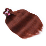 Sunber Hair Reddish Brown Straight 4 Bundles 100% Human Hair Bundle Deals