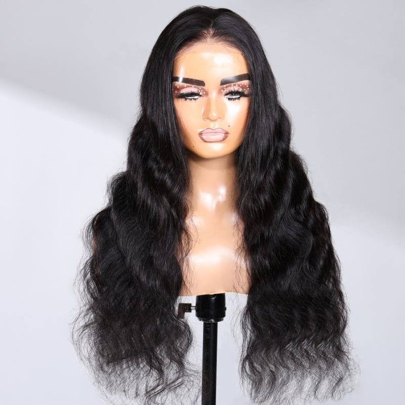 Sunber Natural Black Color Lace Wig