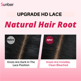 Sunber High-Quality Body Wave 13x4 Glueless HD Lace Front Wigs With Baby Hair Human Hair Wigs