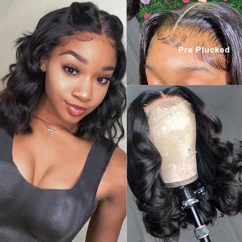 Flash Sale Sunber Short Bob Straight Hair Wig With Bang Human Hair Wig