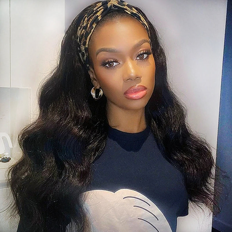 Sunber Amber Ansah Recommend Zero Skill Body Wave Headband Wigs Wear & Go Glueless Human Hair Wigs
