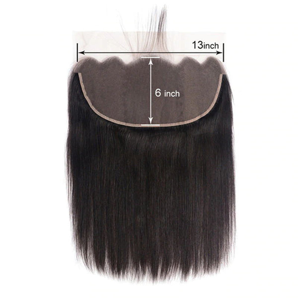 Sunber Hair Straight 13x6 Swiss HD Lace Closure Virgin Human Hair Invisible With Baby Hair