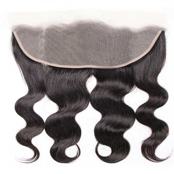 Sunber 1 Pc Body Wave Hair Transparent 13*4 Ear to Ear Lace Frontal