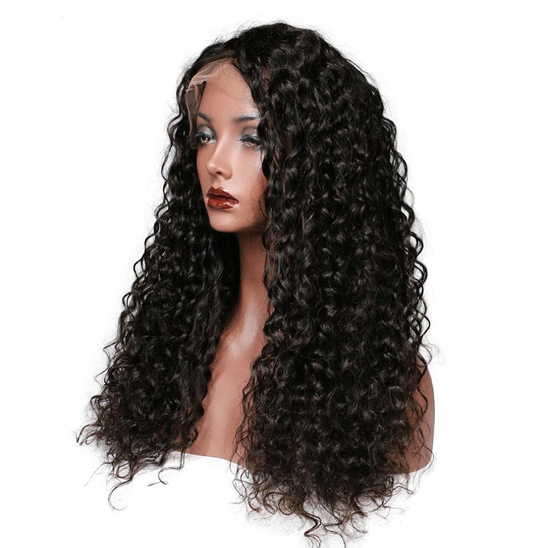 Lace Human Hair Wigs Brazilian Curly Hair Lace Wig For Black Women Wavy - Sunberhair