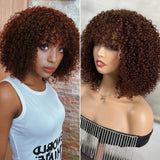 Flash Sale Sunber Short Bob Straight Hair Wig With Bang Human Hair Wig