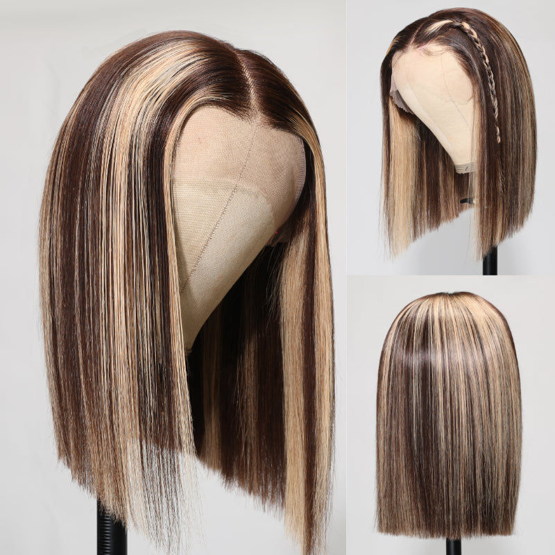 sunber highlighted wigs with honey blonde