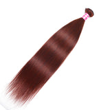 Sunber Reddish Brown Straight 1 Bundle 100% Remy Human Hair Bundle