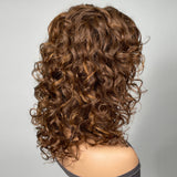 Sunber Wolf Cut Bob Wigs With Bangs 