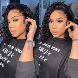 Flash Sale Sunber Jerry Curls 5*5 HD Lace Closure Wig Virgin Human Hair For Women