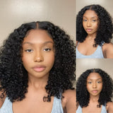 Flash Sale Sunber Jerry Curls 5*5 HD Lace Closure Wig Virgin Human Hair For Women