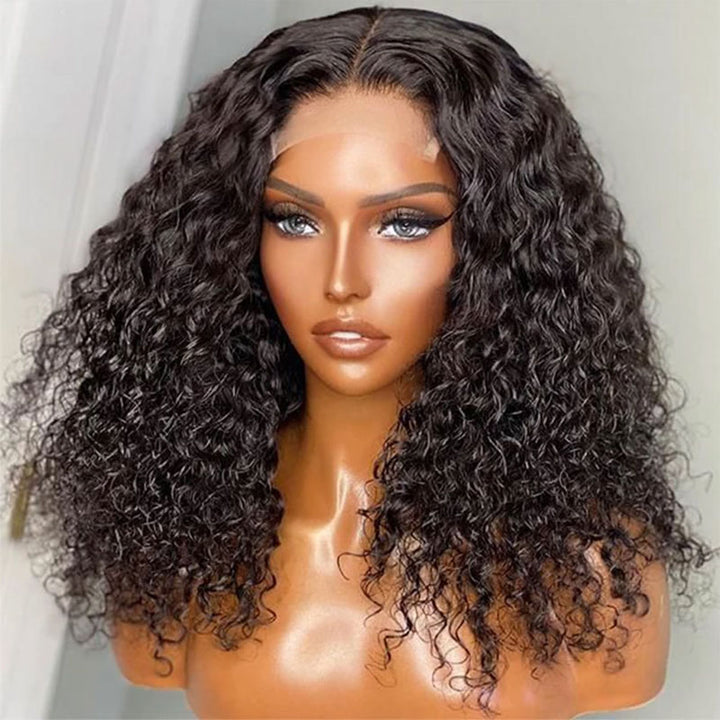 Flash Sale Sunber Jerry Curls 5*5 HD Lace Closure Wig Virgin Human Hair For Women