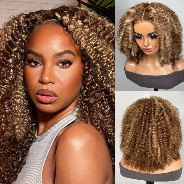 Sunber Kinky Curly Lace Wig