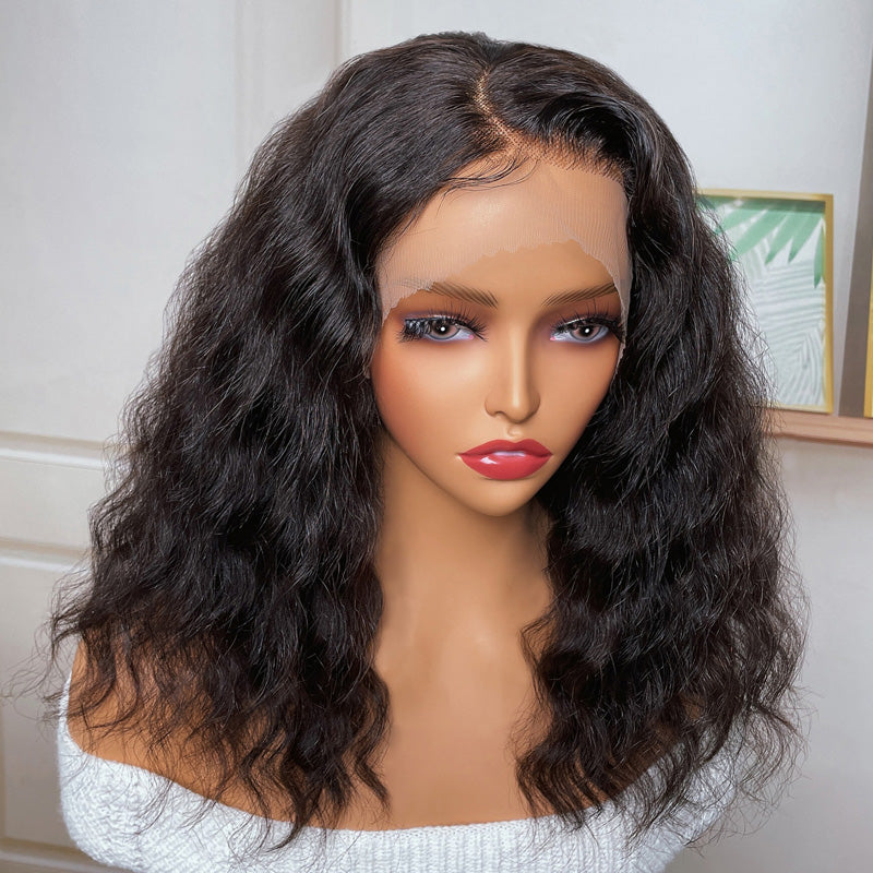 Sunber Deep Wave Bob Lace Front Wigs Human Hair For Women
