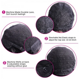 Sunber Affordable Glueless Short Afro Curly Black Machine Made Wig