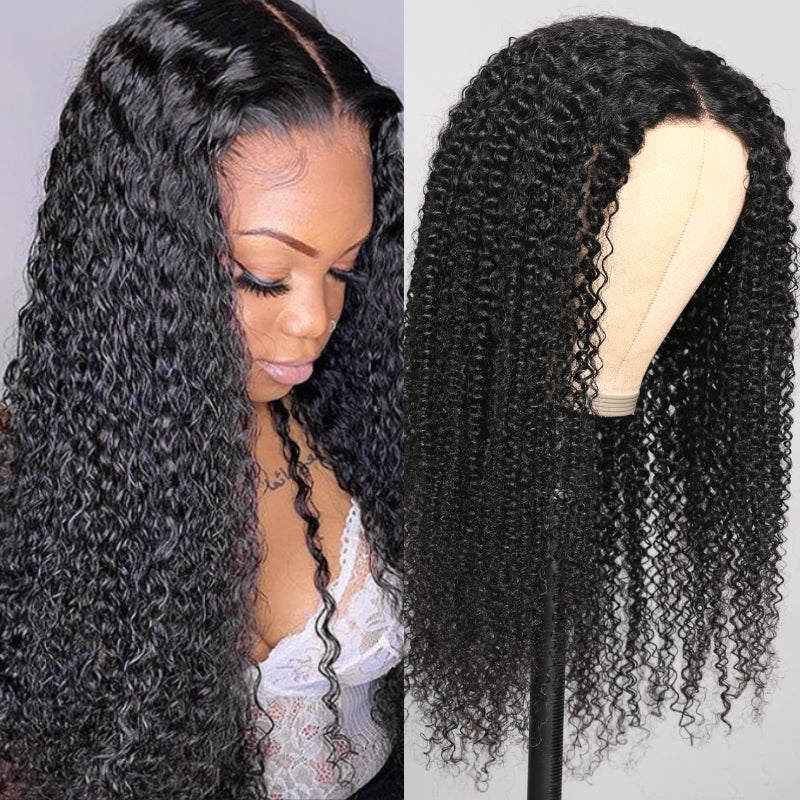 BOGO Sunber Wear & Go Kinky Curly Upgrade 6x4.75 Pre-Cut Lace Wigs Beginner Friendly