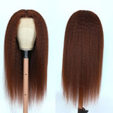 sunber hair kinky straight lace front wig