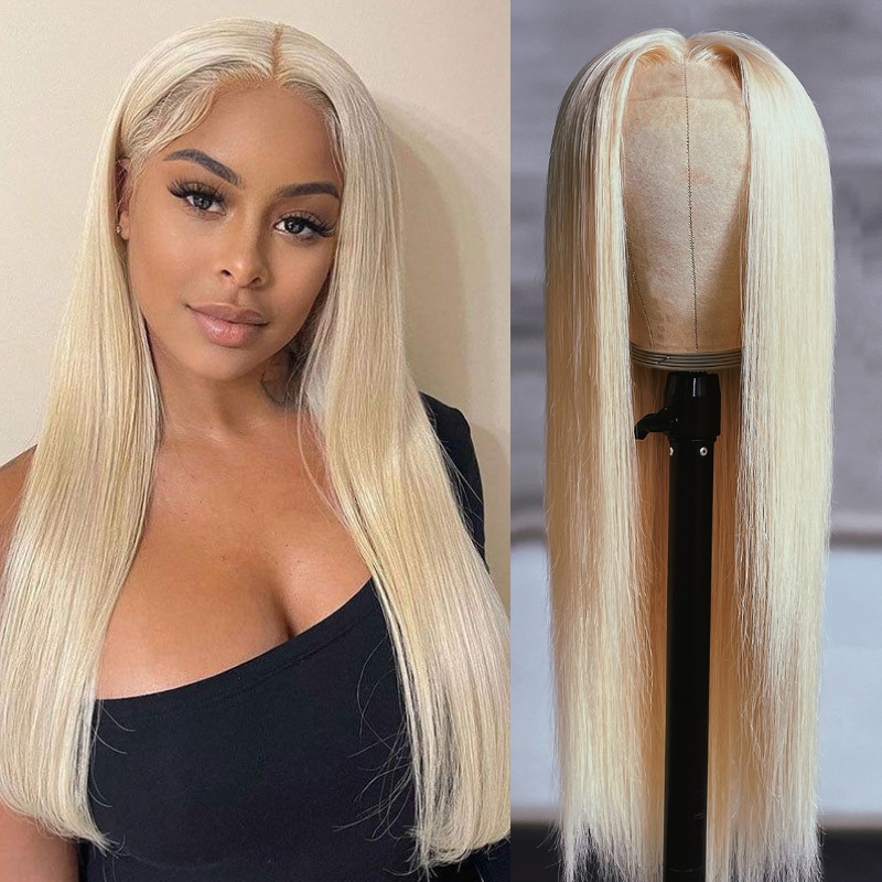 Sunber 613 Blonde Color 5x5 HD Lace Glueless Wigs Invisible Lace Closure Human Hair Wigs Pre Plucked With Baby Hair