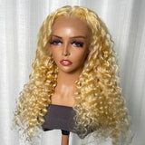 Sunber 613 Blonde Loose Deep Wave Lace Front Wig Pre-Plucked Human Hair Wigs