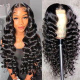 Sunber Thick Loose Deep Wave 13 By 4 Lace Front Wigs Human Hair Wigs Pre Plucked