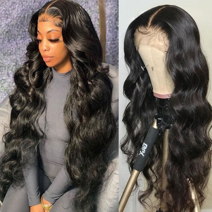 Flash Sale Sunber Deep Parting Lace Frontal Body Wave Wig Human Hair