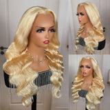 Sunber 613 Blonde Body Wave 5x5 HD Lace Closure Wig With 180% Density Human Hair