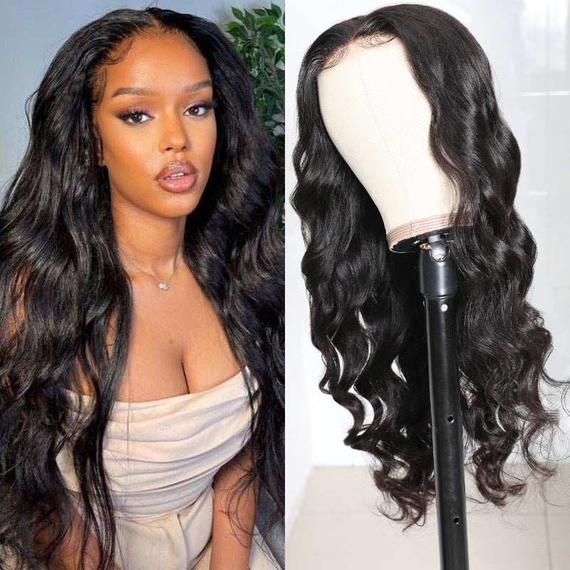 Sunber 7x5 Bye Bye Knots Pre-Cut Lace Put On And Go Wigs 13×4 Pre-Everything Body Wave Wig Pre-Plucked