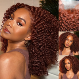 Reddish Brown Color lace wig