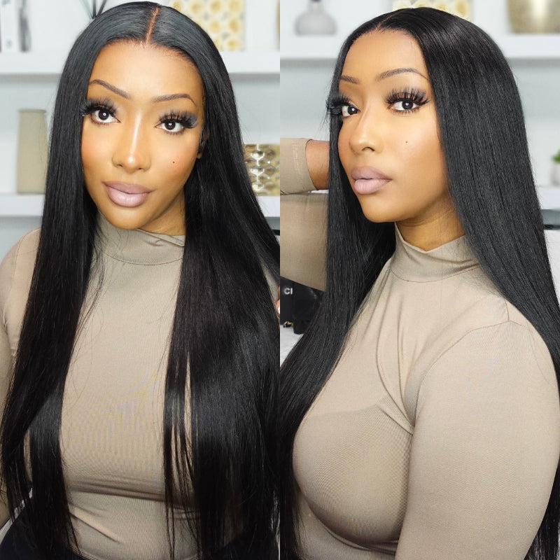Sunber Pre-Cut Human Hair Wig