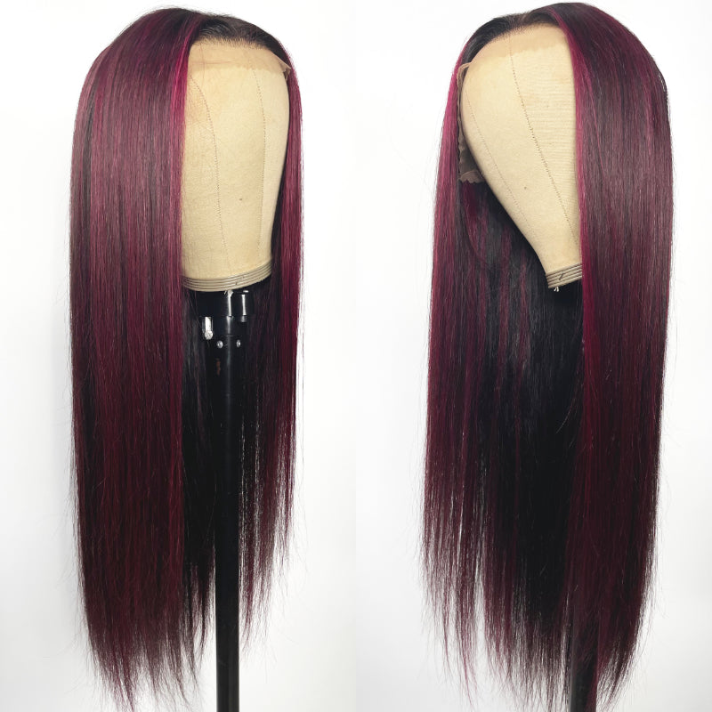Sunber 99j highlight colored wigs
