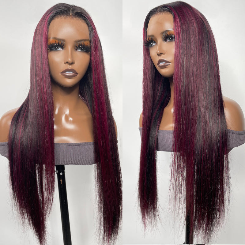 Sunber Straight Lace Front Wig