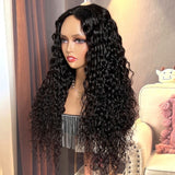 Sunber Effortless To Put On Wet And Wavy V Part Wig Water Wave Human Hair