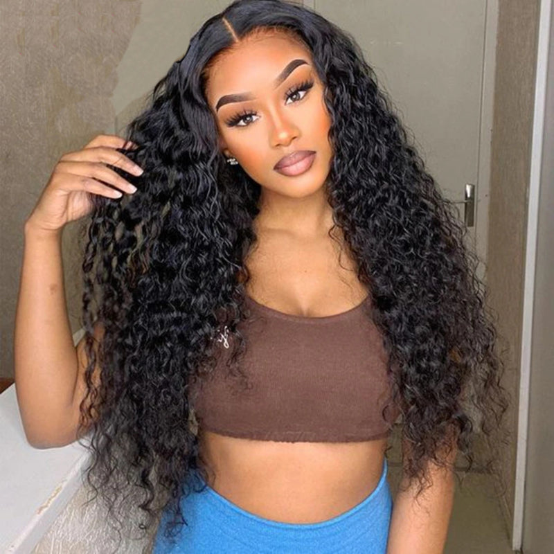 Sunber $100 Off Wet And Wavy Pre-Cut Lace Wigs Real Human Hair