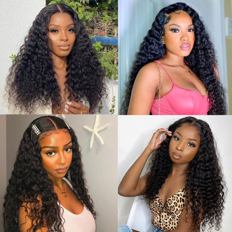 Sunber $100 Off Wet And Wavy Pre-Cut Lace Wigs Real Human Hair