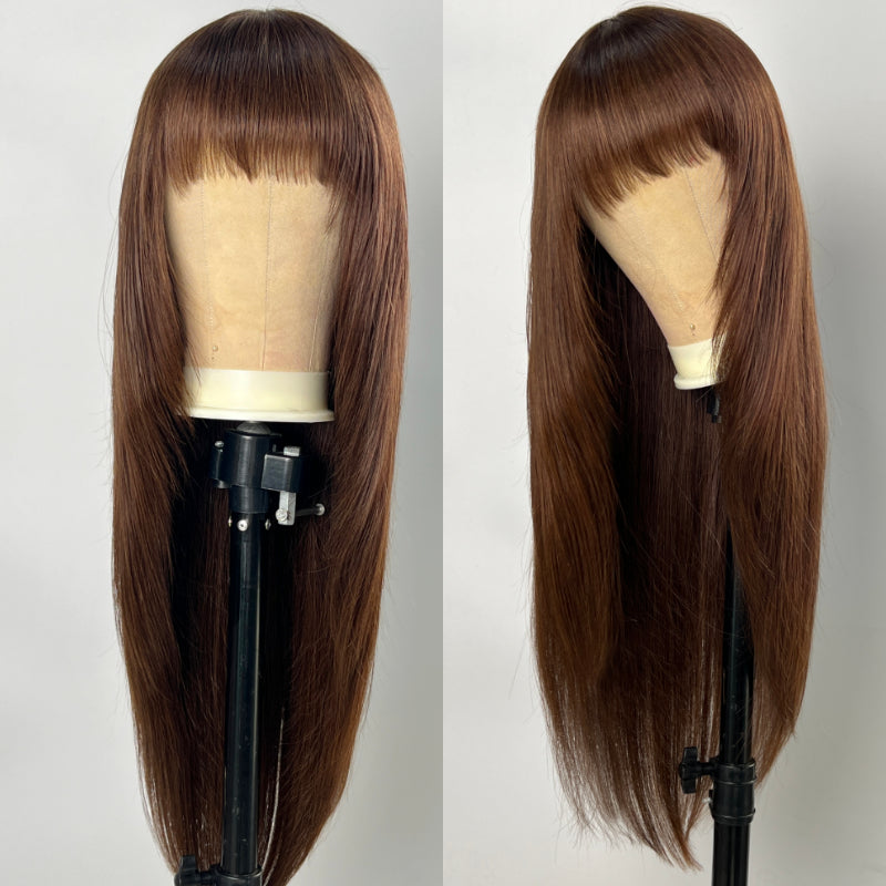 Sunber Layer Cut Wig With Bangs