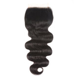 Sunber Hair Body Wave Transparent 5*5 Closure With Virgin Hair Weave 3 Bundles