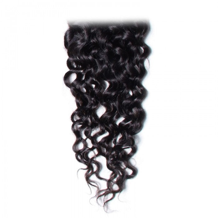 Sunber Hair Water Wave 1pcs Free Part Lace Closure 100% Human Hair Swiss Lace Closure