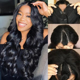 Sunber Body Wave New V Part Wigs No Leave Out Upgrade Human Hair Wigs Flash Sale